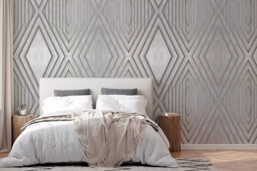 zidne murale imitacija drvenih panela u bež bojama w04168