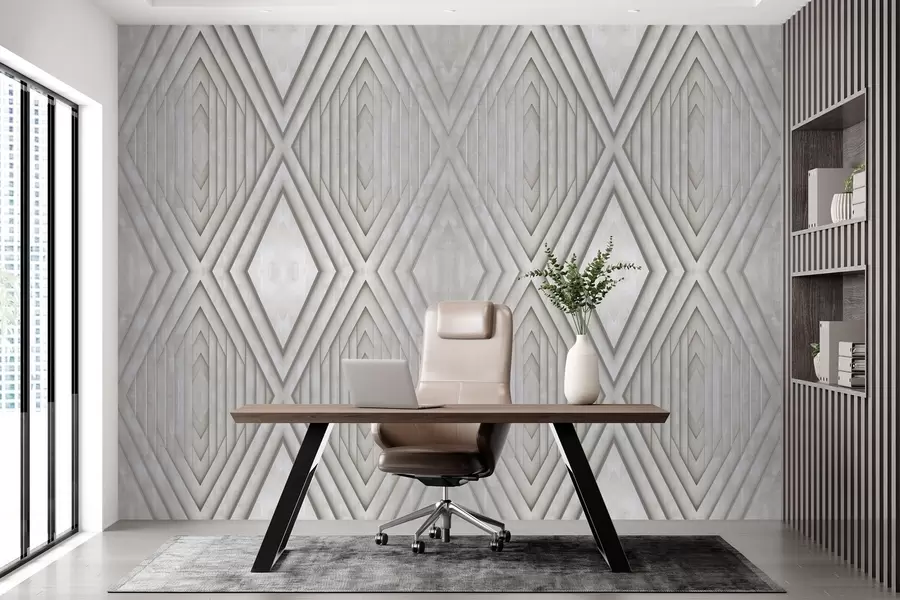 zidne murale imitacija drvenih panela u bež bojama w04168