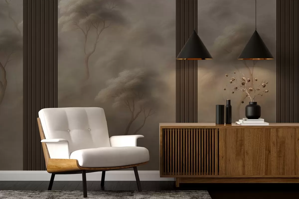 zidne murale Šuma susreće panelnu umjetnost w04187