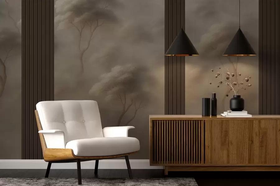 zidne murale Šuma susreće panelnu umjetnost w04187