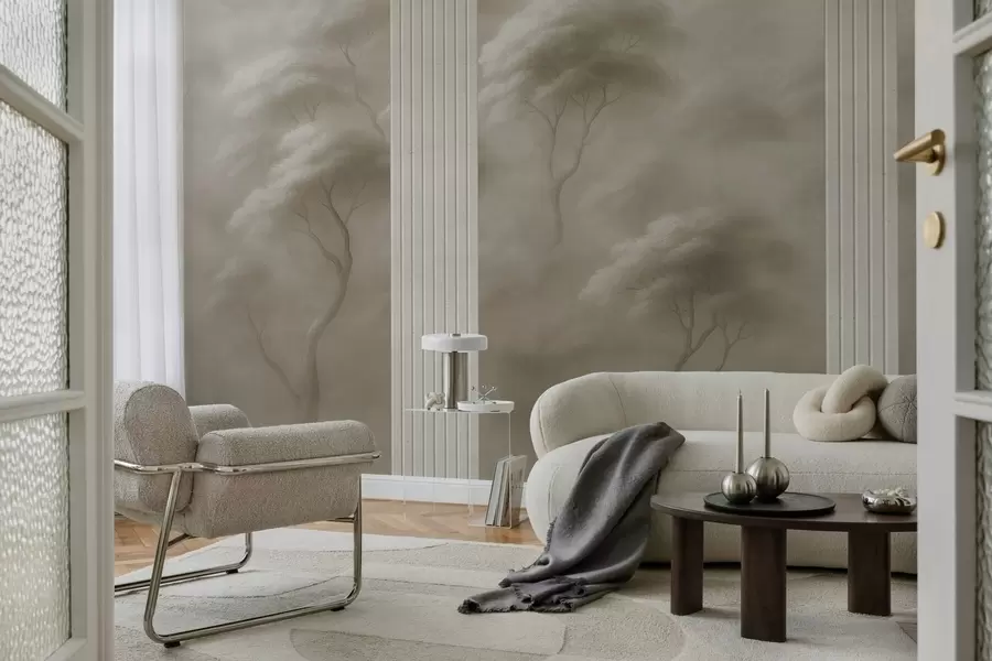 zidne murale Šuma susreće panelnu umjetnost w04187v1