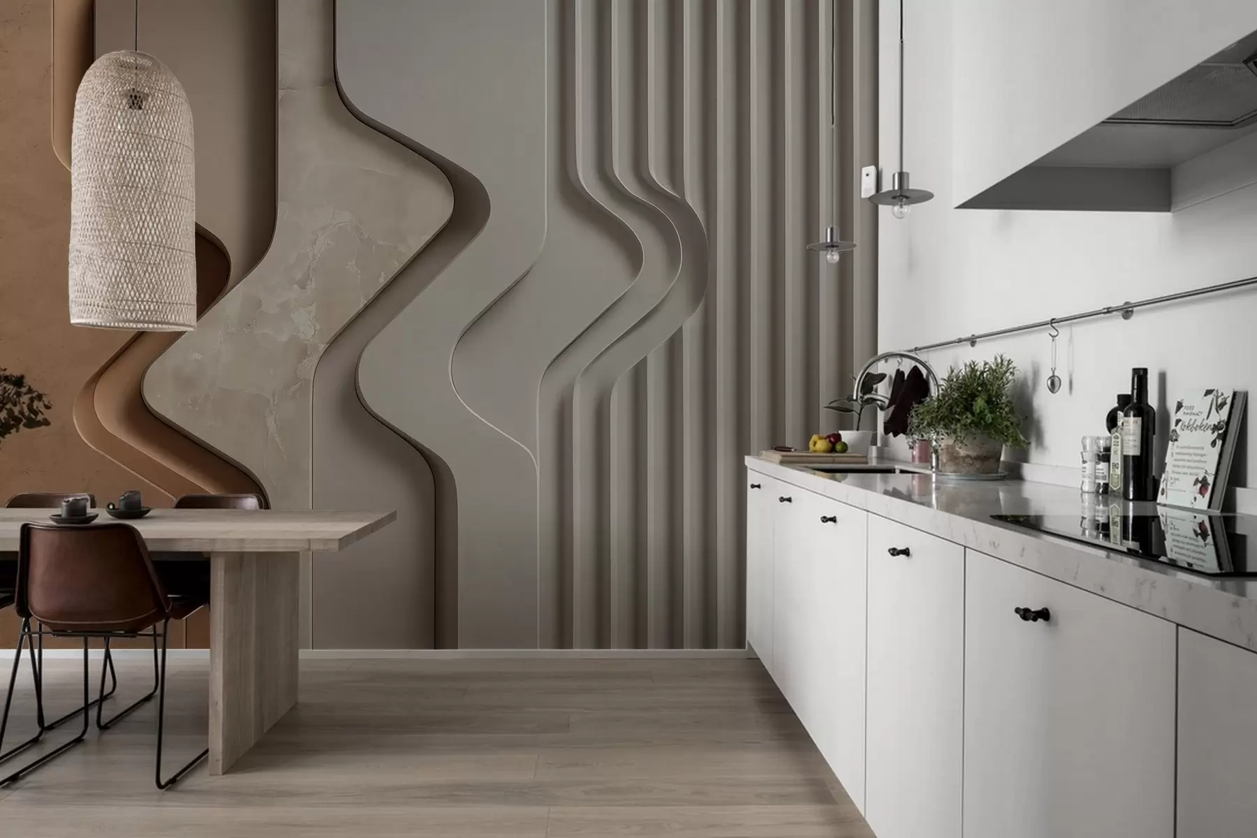 zidne murale Tekstualne iluzije w04188