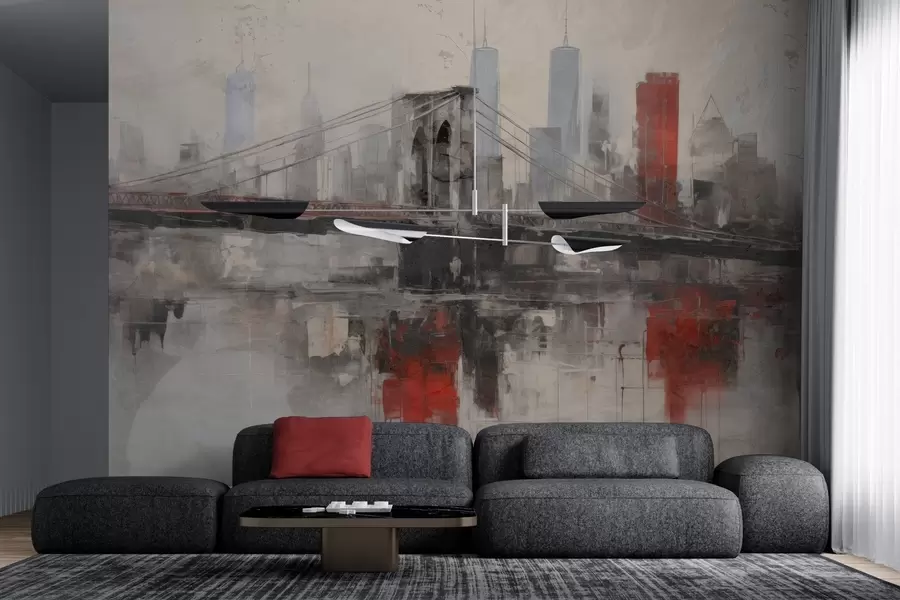 zidne murale Urbani potkrovni krajolik w04192