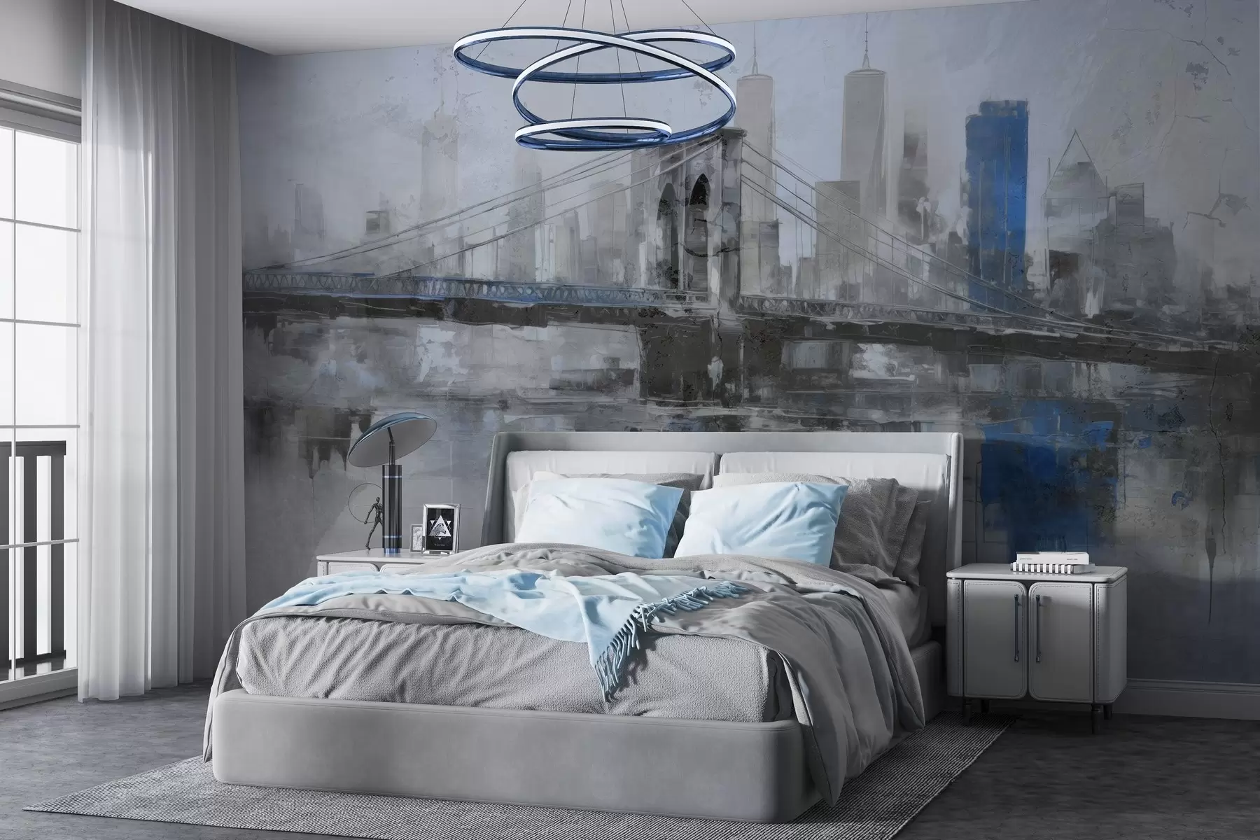 zidne murale Urbani potkrovni krajolik w04192v1