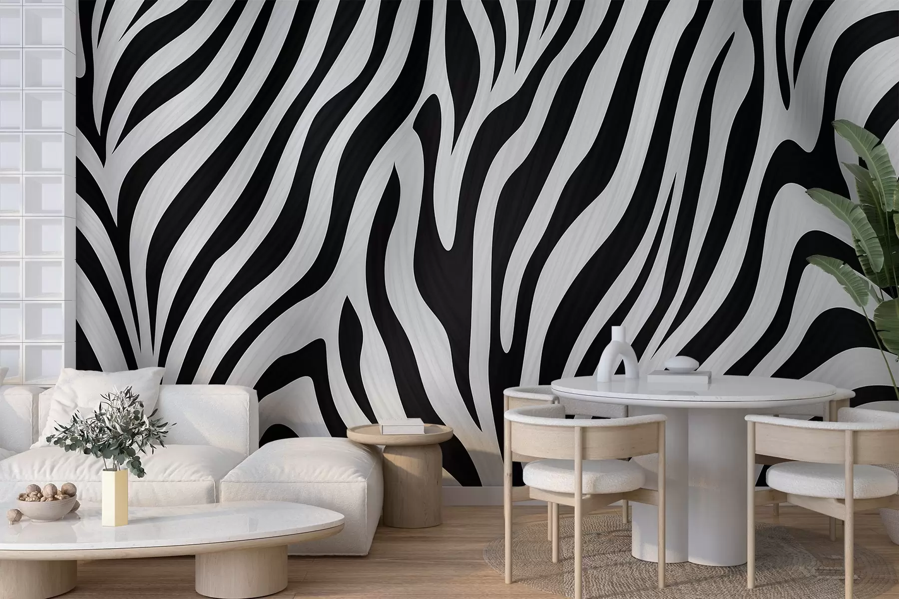 zidne murale Zebrasti uzorak w04214