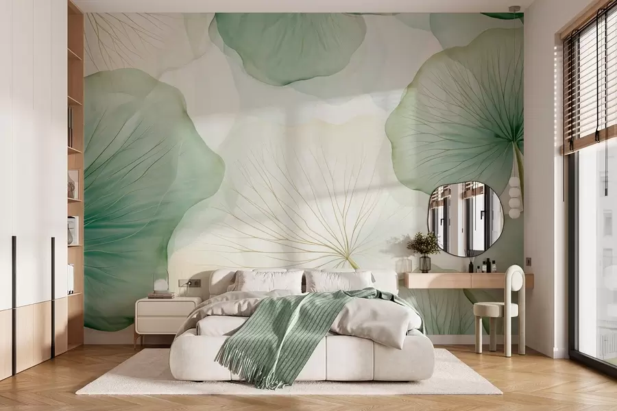 zidne murale Veliki listovi w04231