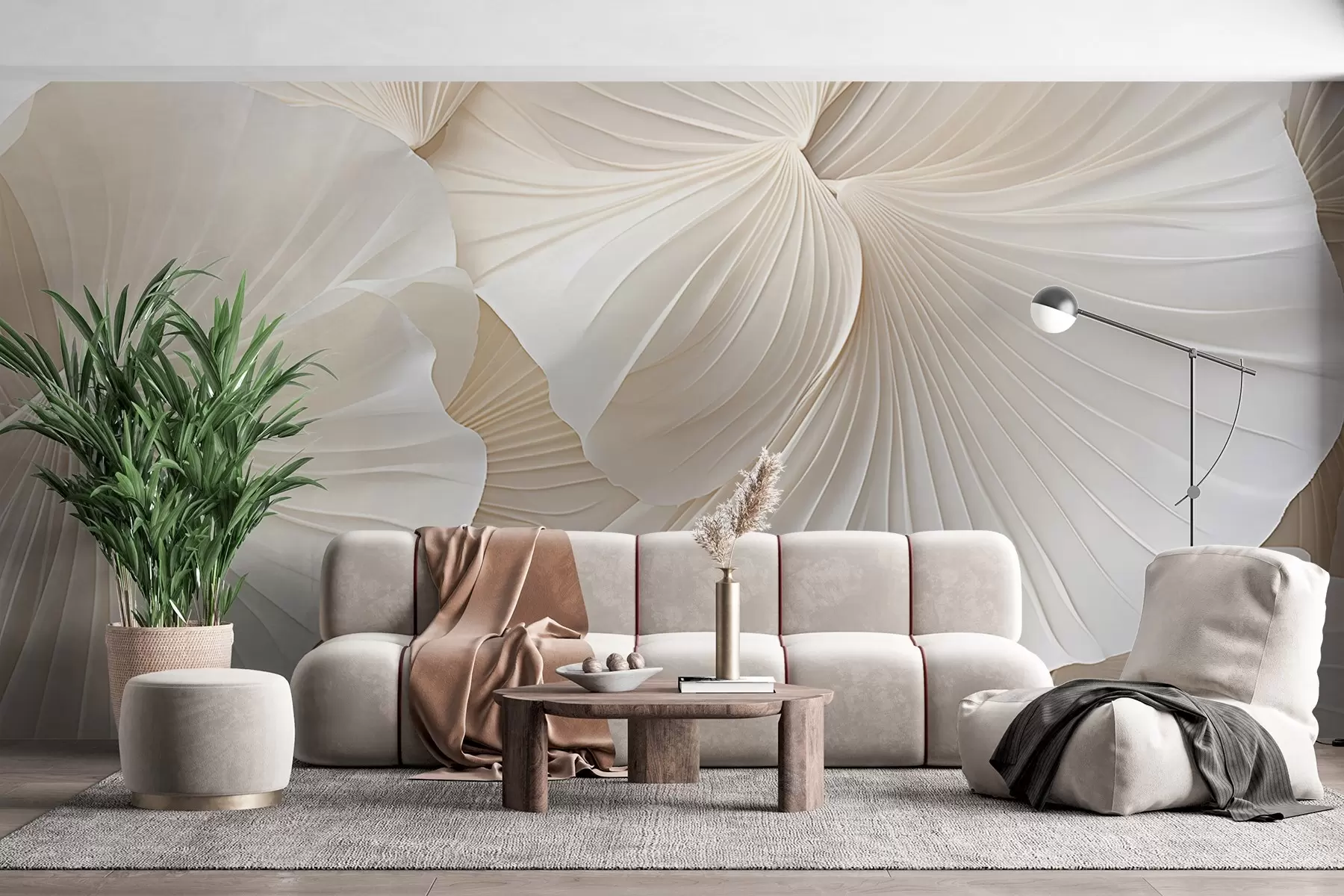 zidne murale latice, cvijeće, bijela, krema, tekstura, nježnost, ukrasne w04216