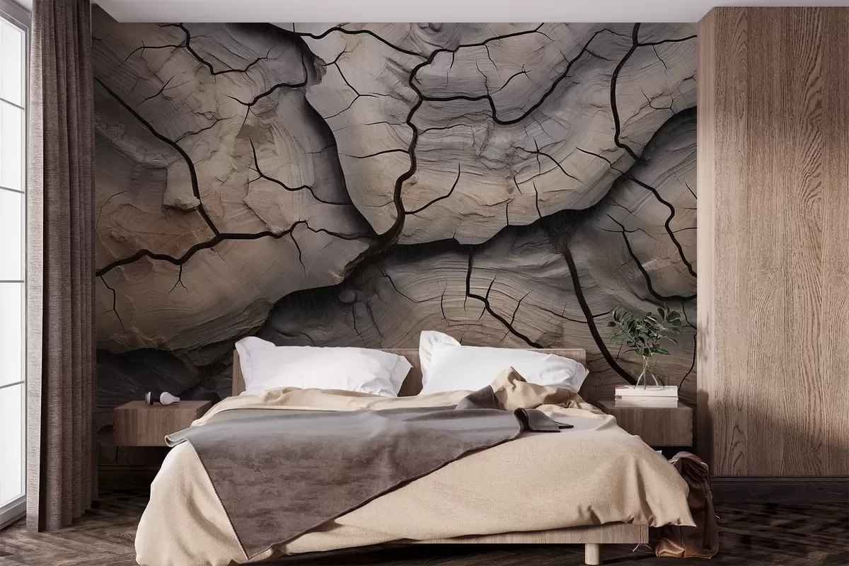 zidne murale drvo, pukotine, svjetlo, tekstura, kora, prirodno w04238