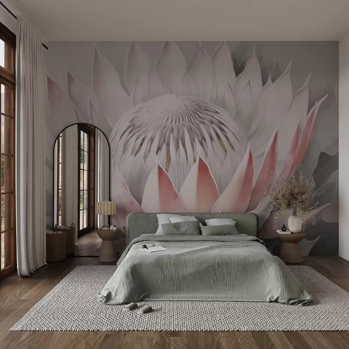 zidne murale Velika protea w04241