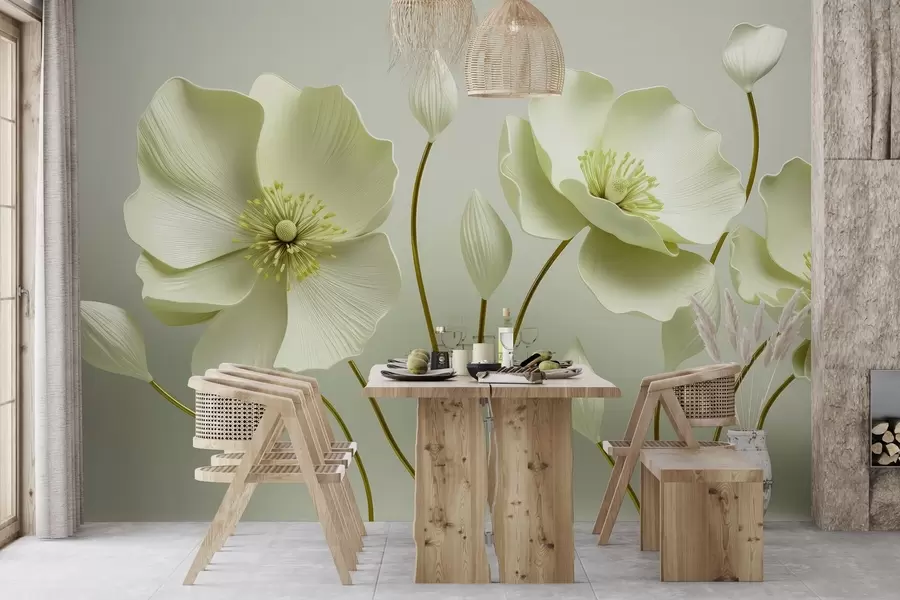 zidne murale Graciozno cvijeće w04248v2