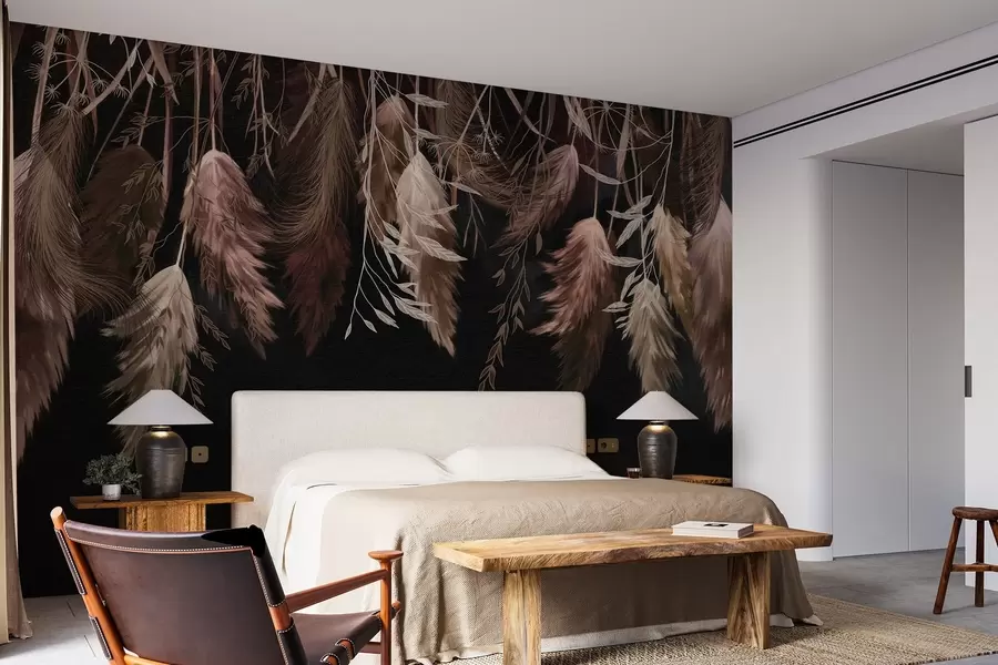 zidne murale Suhi cvjetovi cvijeća w04253v1