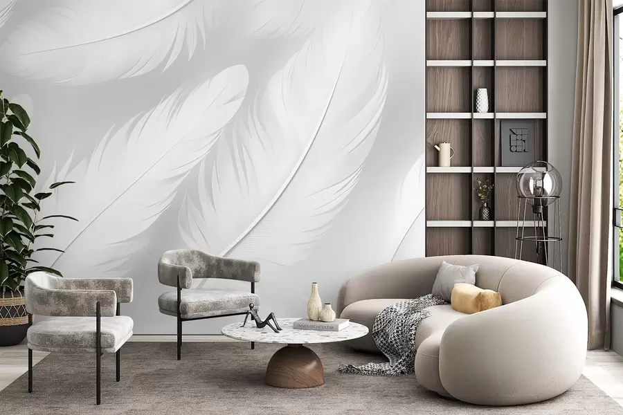 zidne murale perje w04273v1