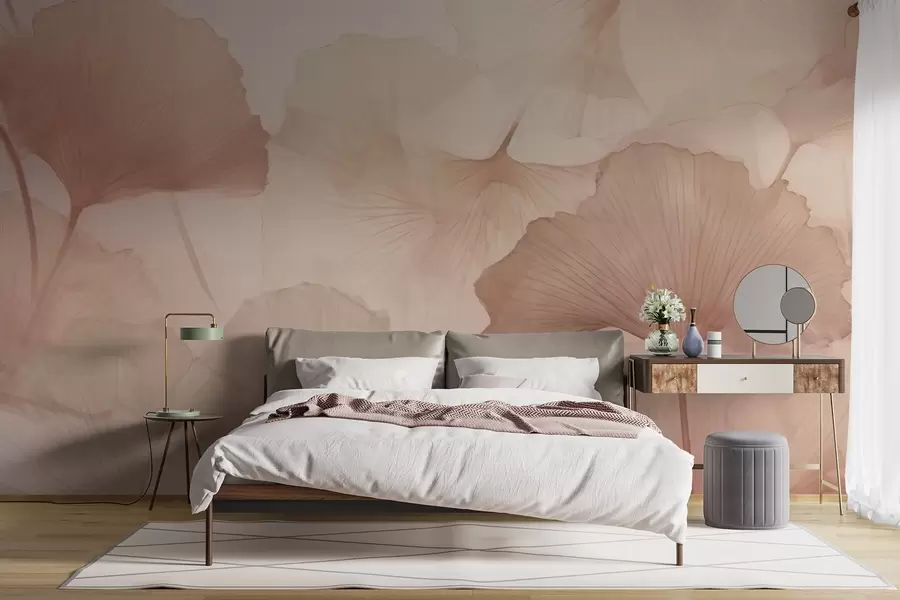 zidne murale Listovi ginka w04280