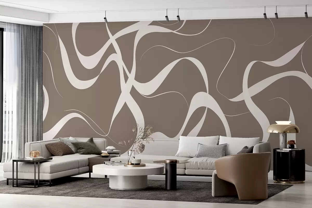 zidne murale Valovite linije w04223