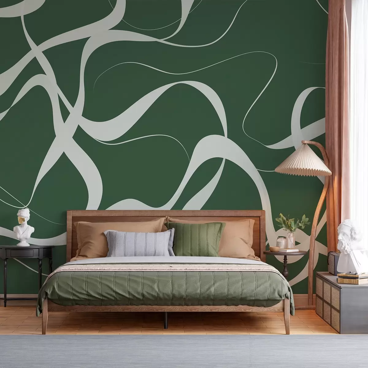 zidne murale Valovite linije w04223v2