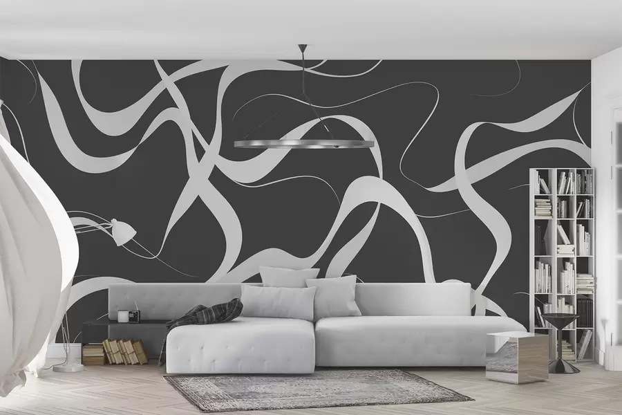 zidne murale Valovite linije w04223v1