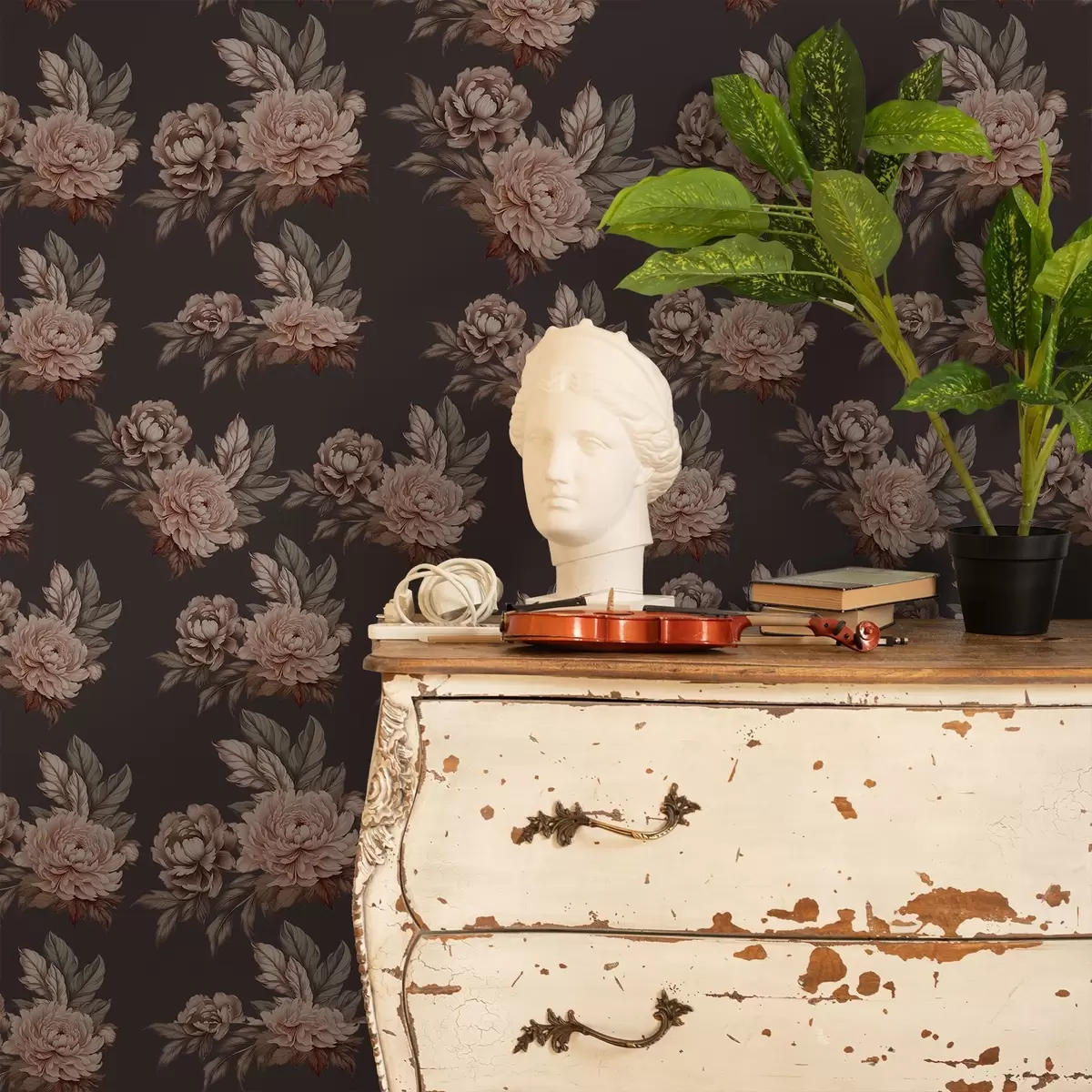 Pozadina Retro ruže a00419v1