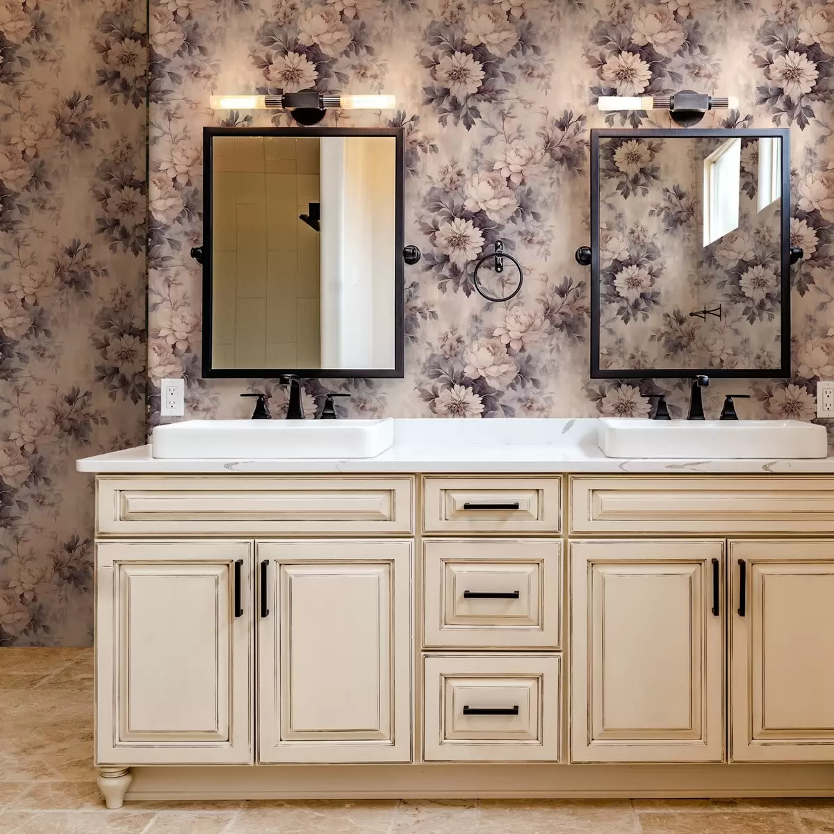 Pozadina "Starinsko akvarelno cvijeće" a00421v1