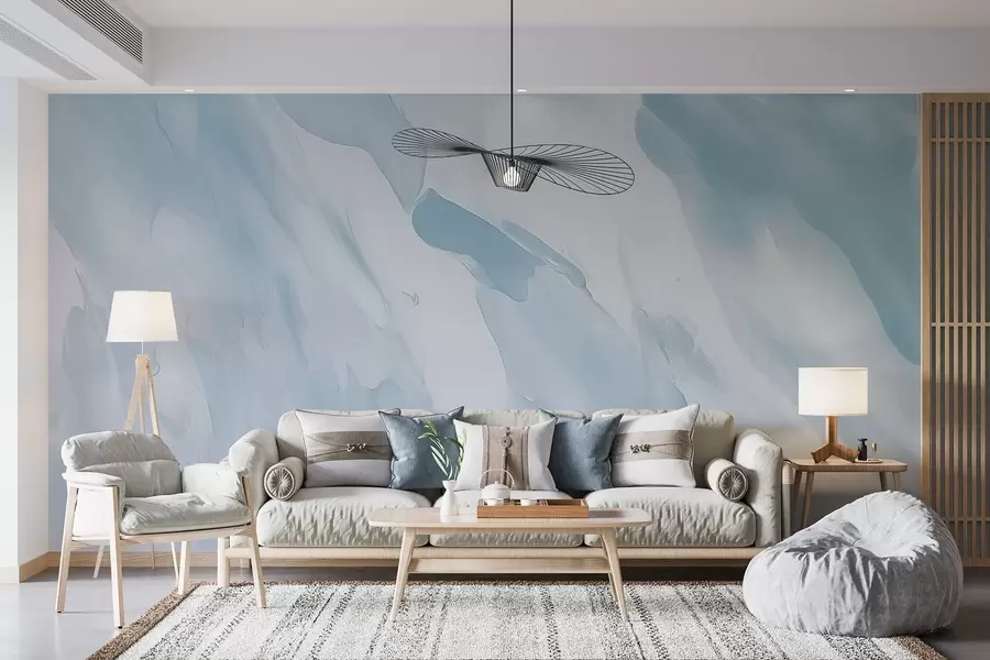zidne murale Potez kista na apstraktnoj pozadini s imitacijom istrošene teksture w04287v1