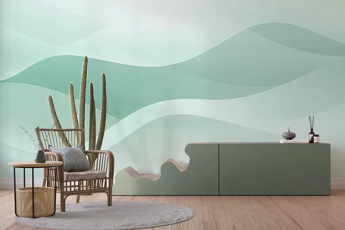 zidne murale Apstraktni valovi w04288v1