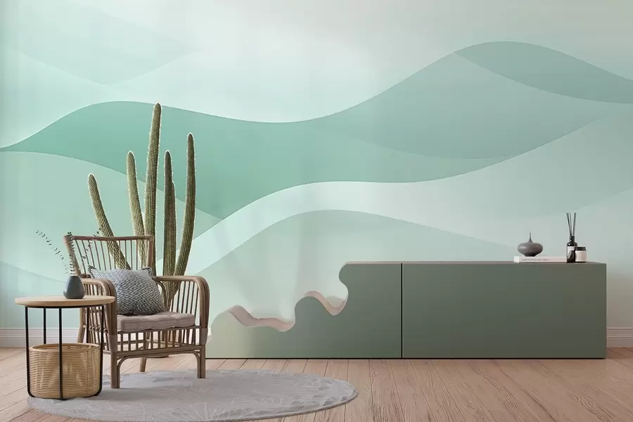 zidne murale Apstraktni valovi w04288v1