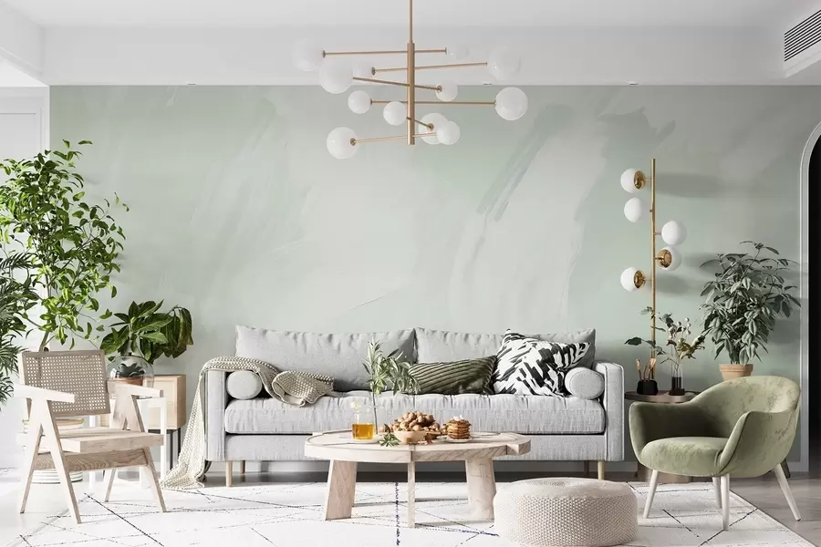 zidne murale Apstraktni potezi s imitacijom istrošene teksture w04291v1