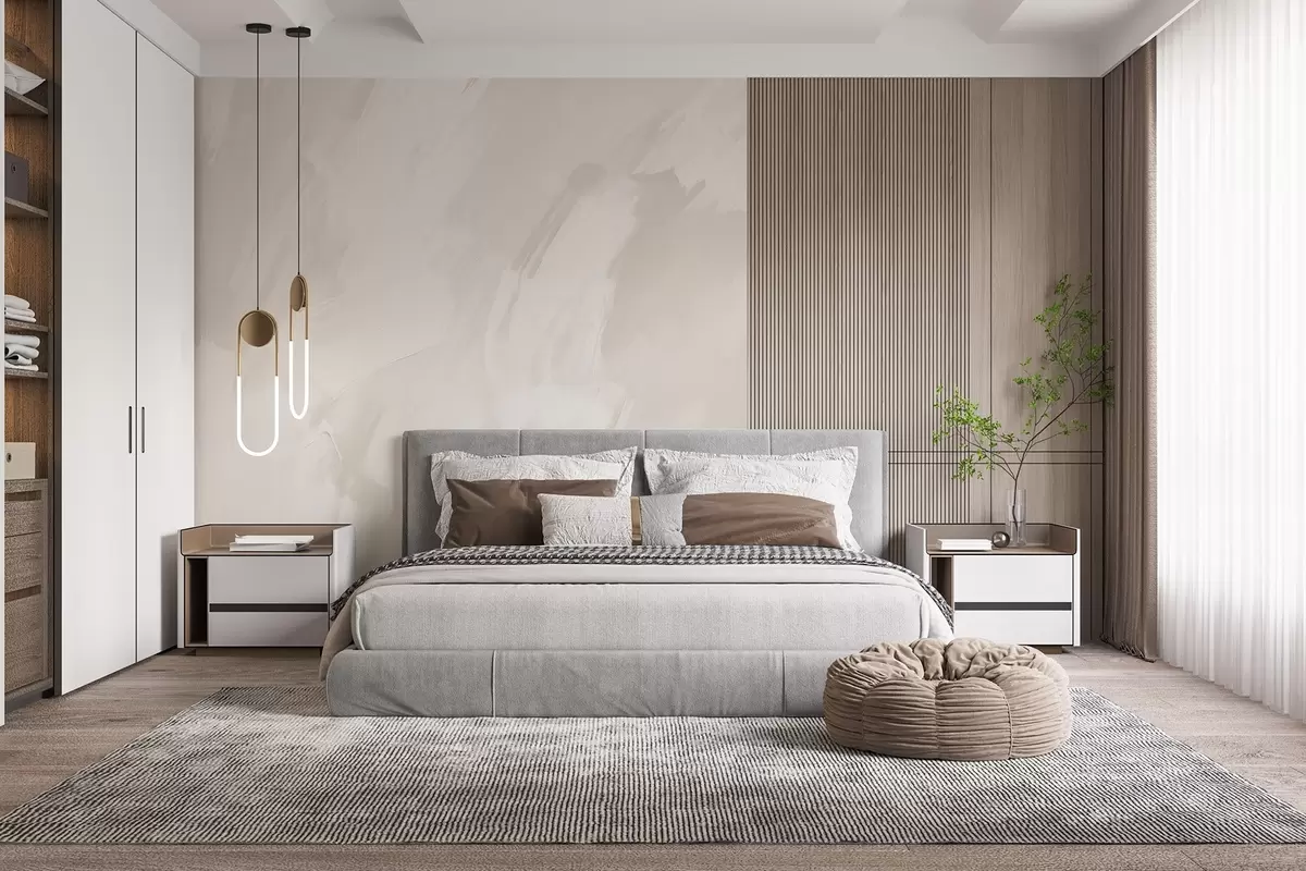 zidne murale Apstraktni potezi s imitacijom istrošene teksture w04291v2