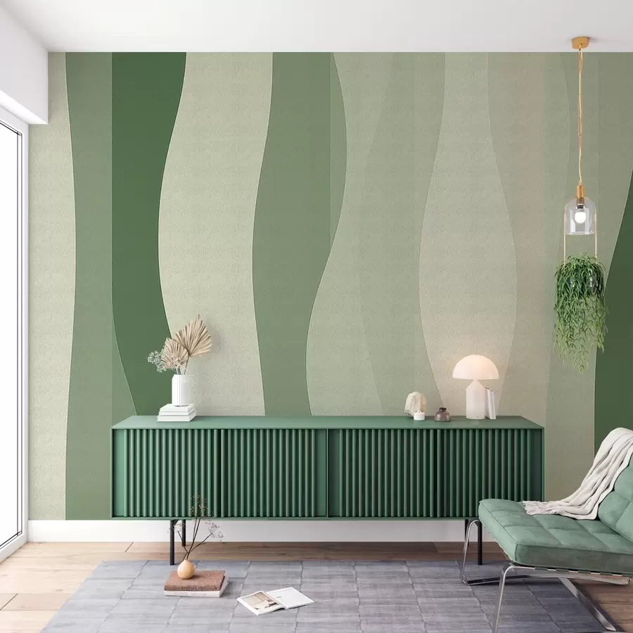 zidne murale Uzorak vertikalnog fluidnog gradijenta w04219