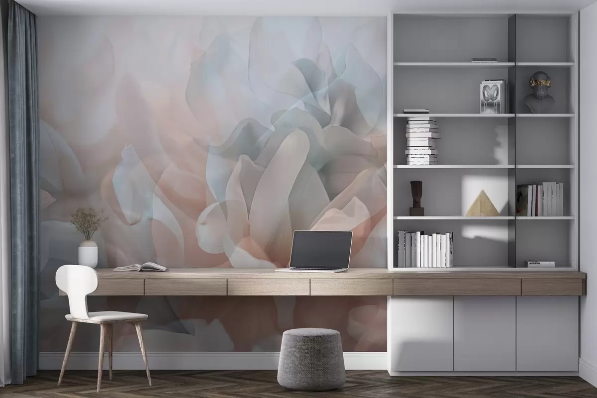 zidne murale Poluprozirno cvijeće w04320v1