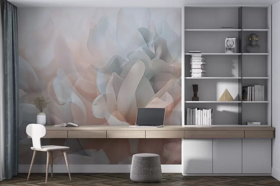 zidne murale Poluprozirno cvijeće w04320v1