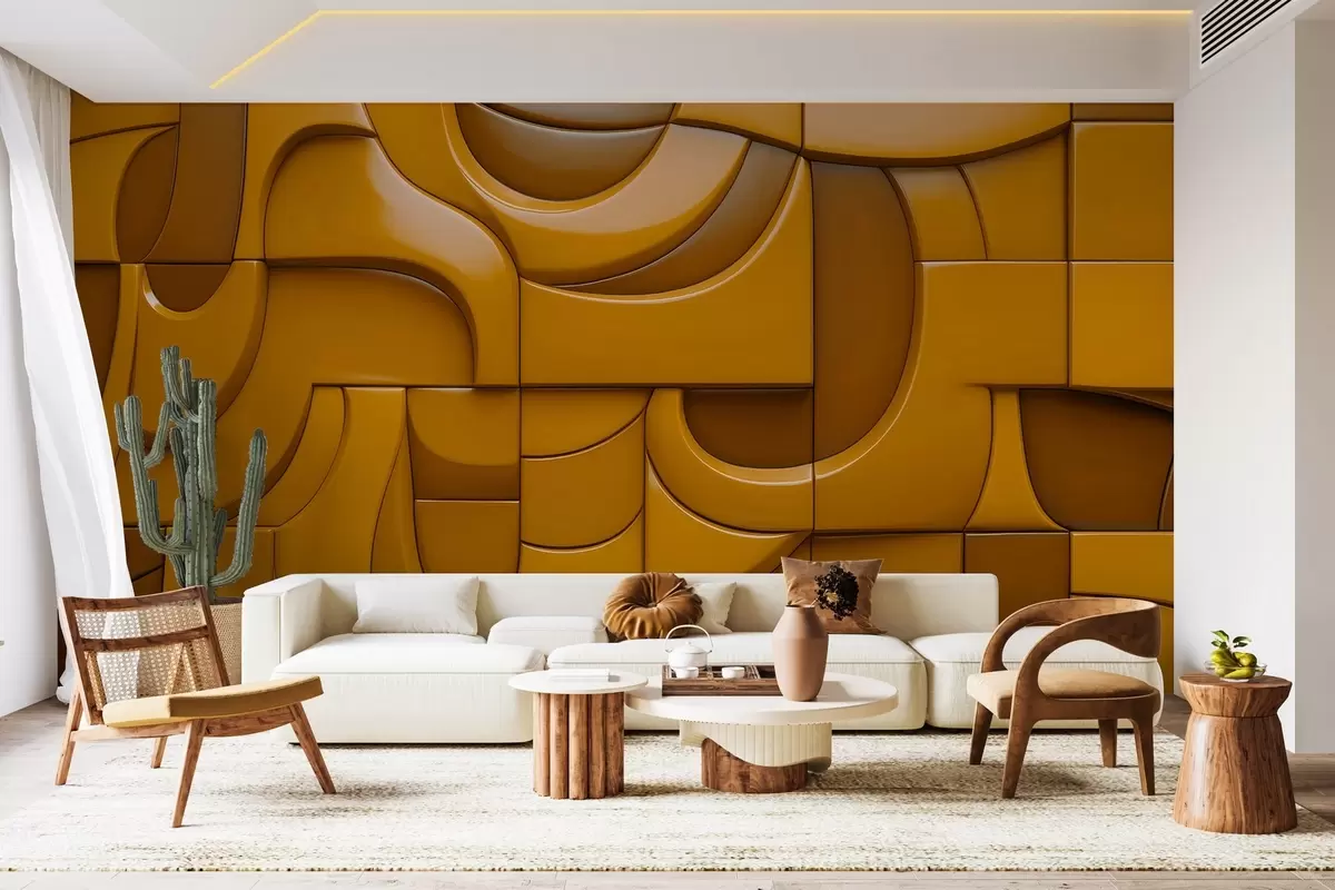 zidne murale Oslikani reljefni zid w04321