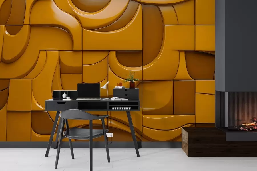 zidne murale Oslikani reljefni zid w04321