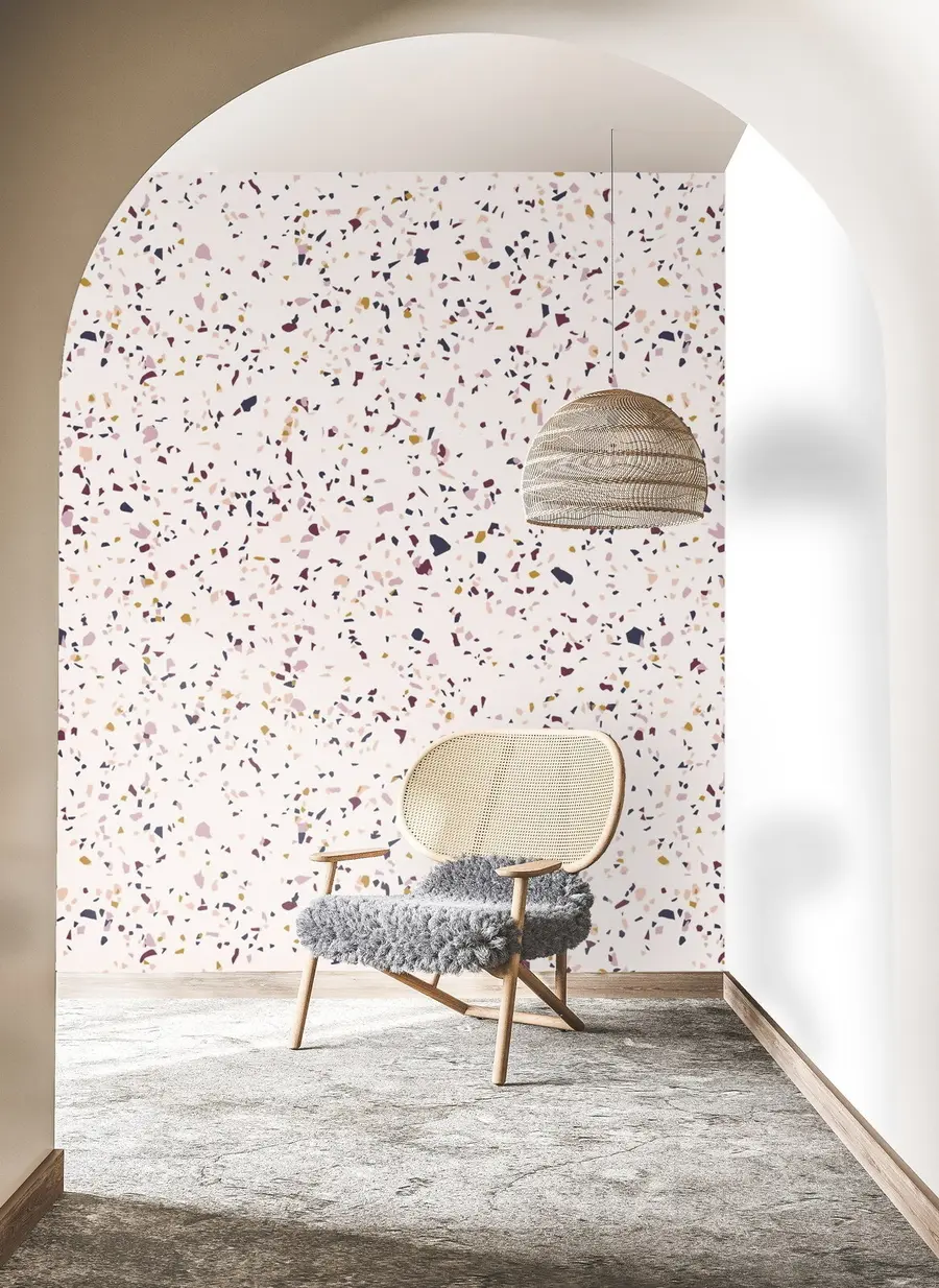 zidne murale Efekt mrvica u boji, Boho stil u71766