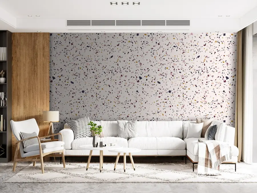 zidne murale Efekt mrvica u boji, Boho stil u71766