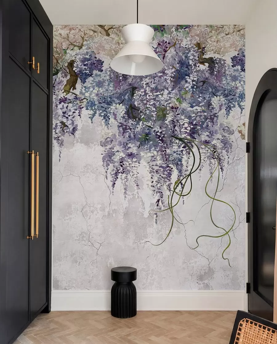 zidne murale Grane jorgovana Boho u71720