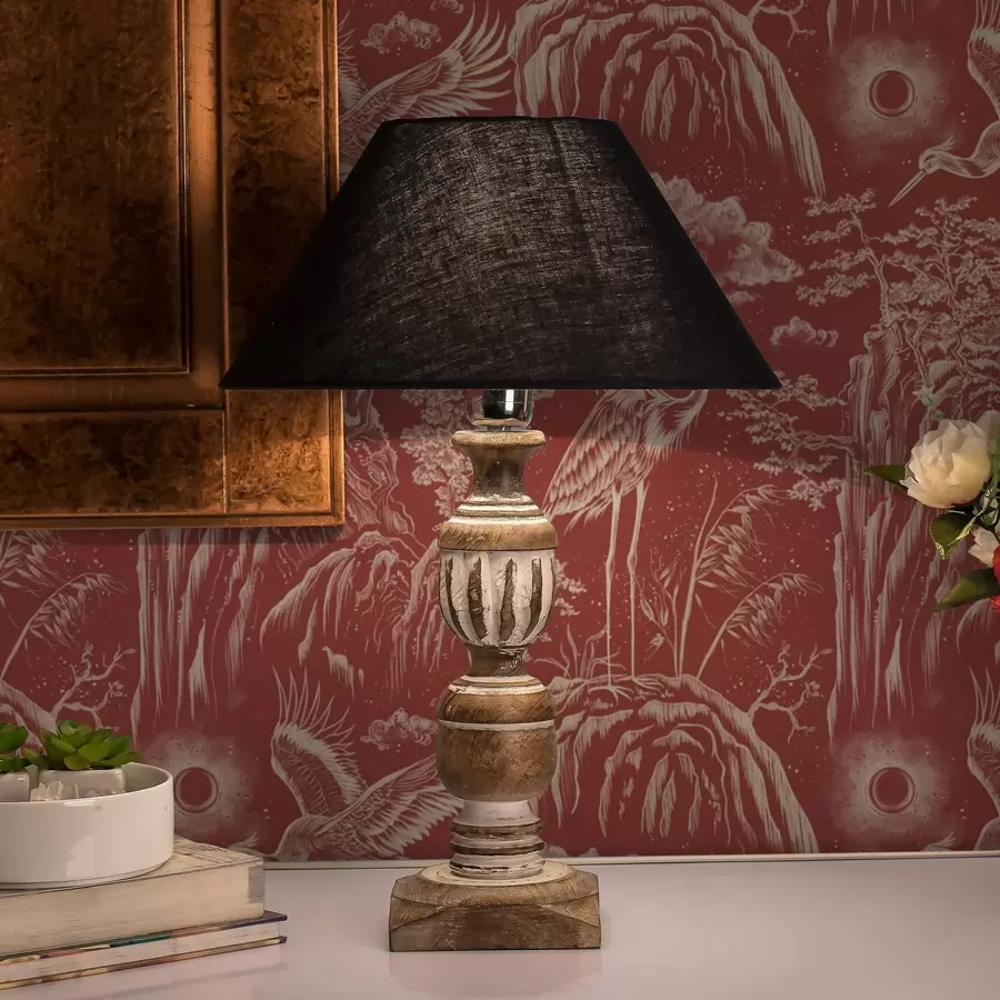 zidne murale Čaplje, planine i oblaci u stilu japanskog graviranja a00458