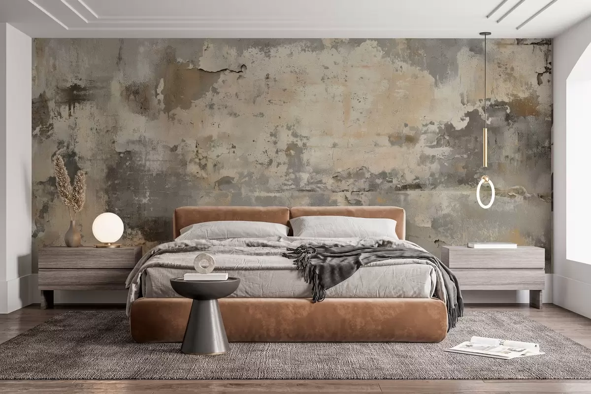 zidne murale imitacija teksturiranog starog zida w04311