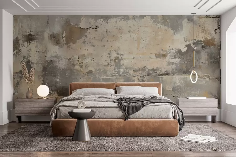 zidne murale imitacija teksturiranog starog zida w04311