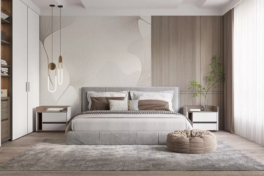 zidne murale Prozirni listovi ginka w04433v1