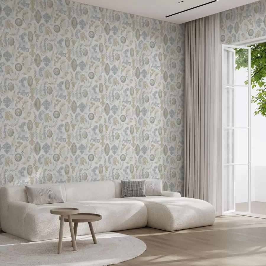 zidne murale Klasični ukras s medaljonima i uzorcima a00319