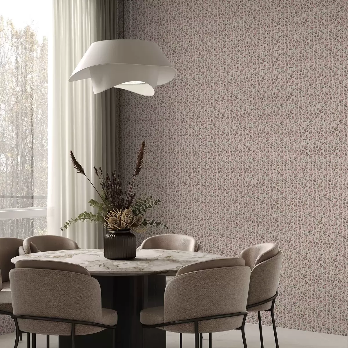 Pozadina Ružičaste ruže na bež pozadini a00346