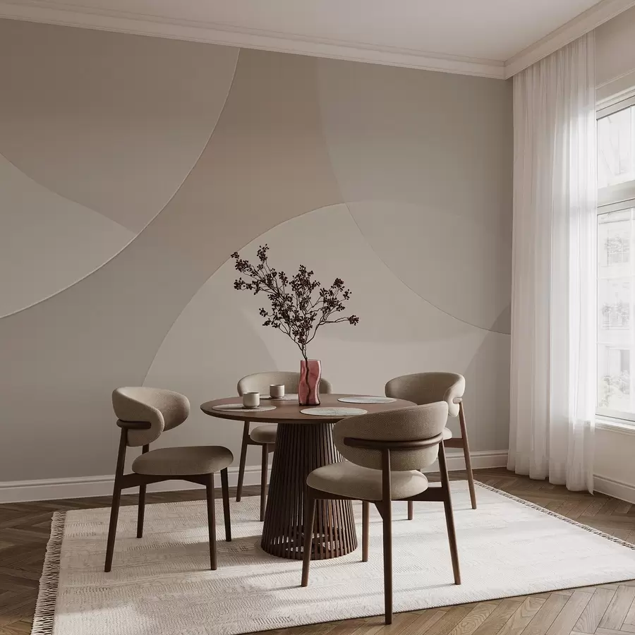 zidne murale Apstraktni krugovi w04439