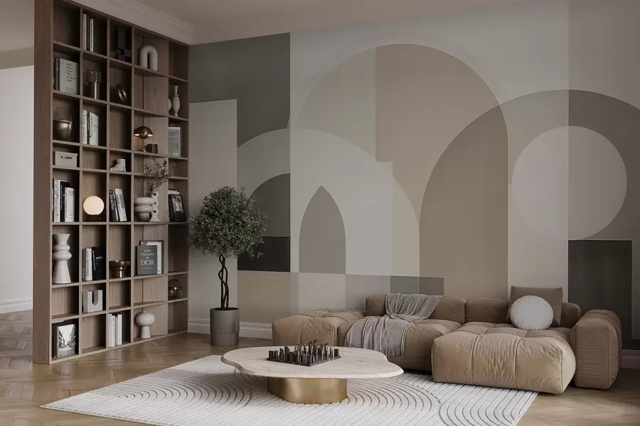 zidne murale Apstraktna apstraktna geometrija w04440