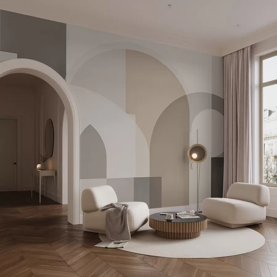 zidne murale Apstraktna apstraktna geometrija w04440