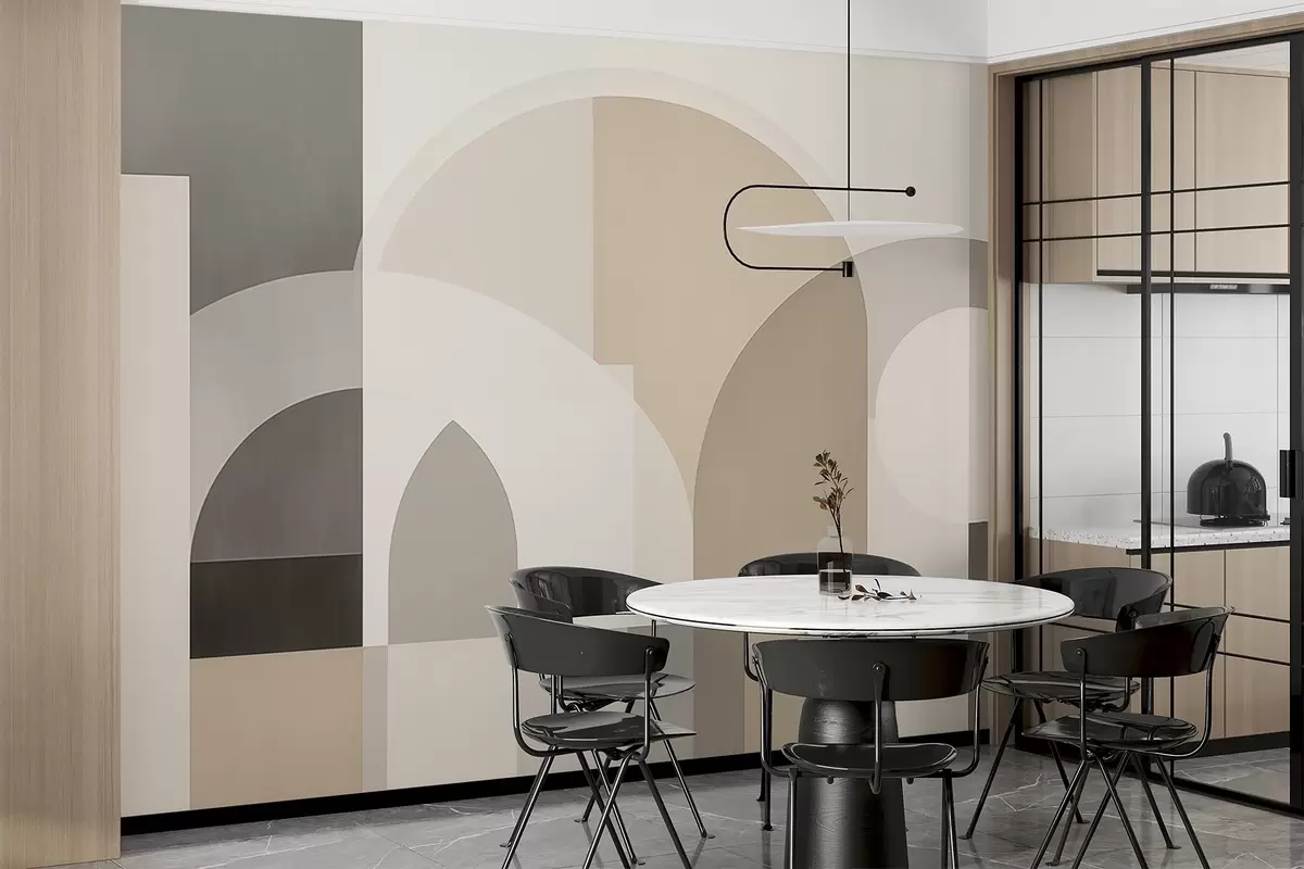 zidne murale Apstraktna apstraktna geometrija w04440