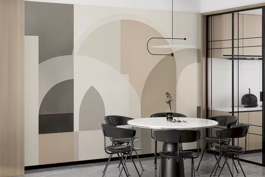 zidne murale Apstraktna apstraktna geometrija w04440