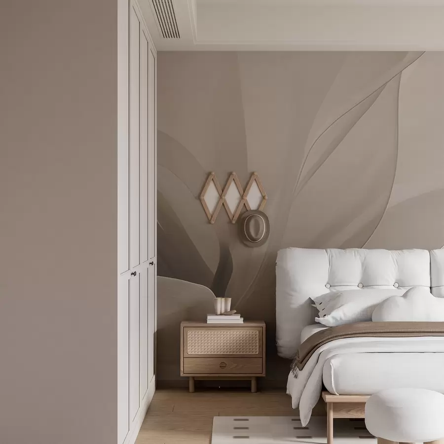 zidne murale Apstraktni cvijet w04435