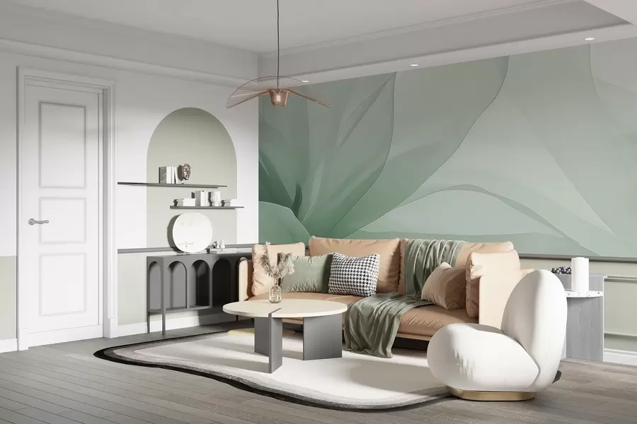 zidne murale Apstraktni cvijet w04435v1