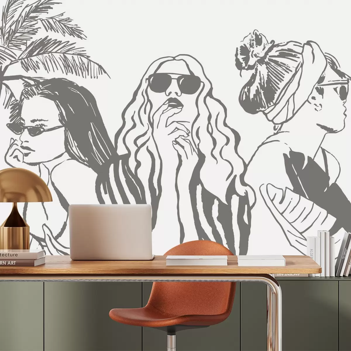 zidne murale Djevojke w04463v1