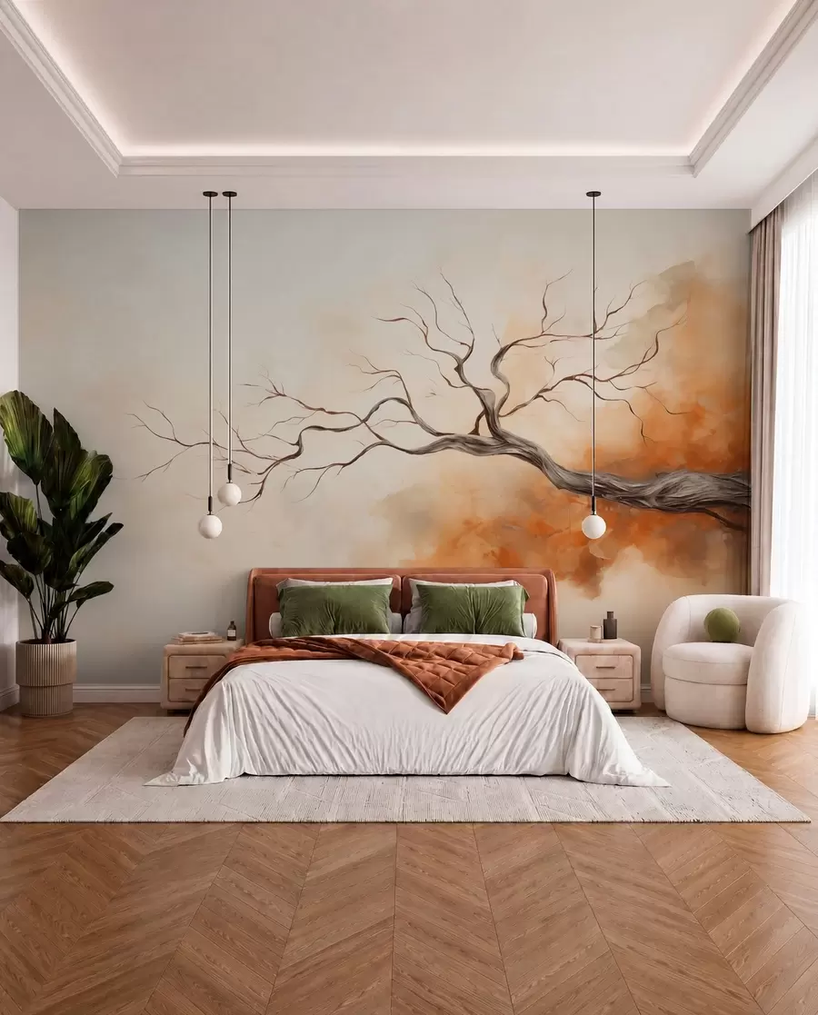 zidne murale Grana drveta w04449